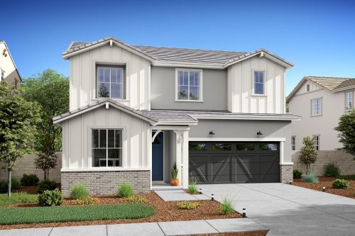 Bennett - Modern Farmhouse Elevation | Firefly at Winding Creek | New Homes in Roseville, CA | Anthem United
